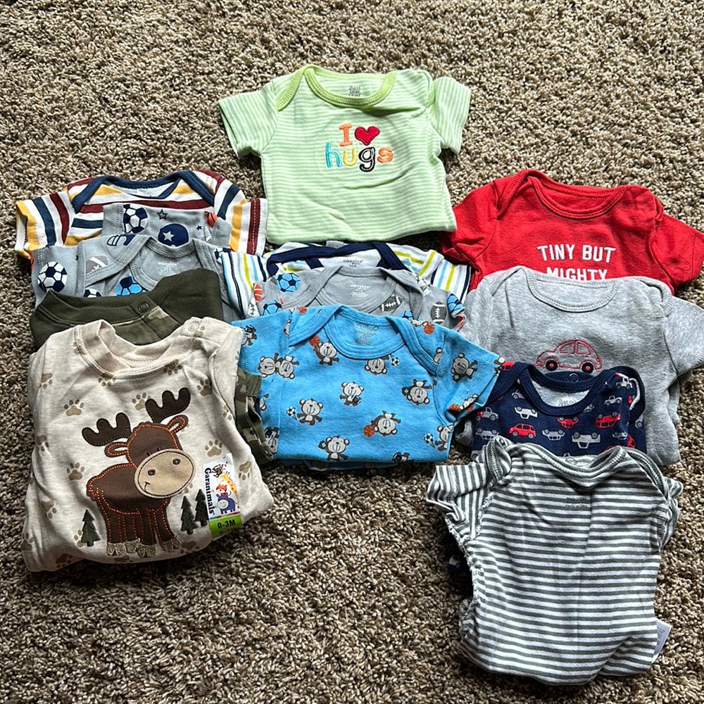 Lot of 0-3 Onesies